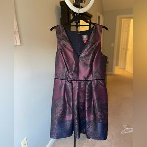 Vince Camuto Jacquard Fit and Flare Dress NWT
